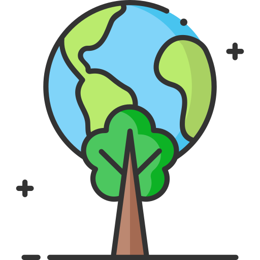 地球 SBTS2018 Lineal Color icon