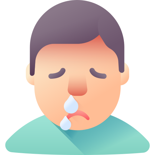 Runny nose 3D Color icon