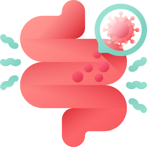 Diarrhea 3D Color icon