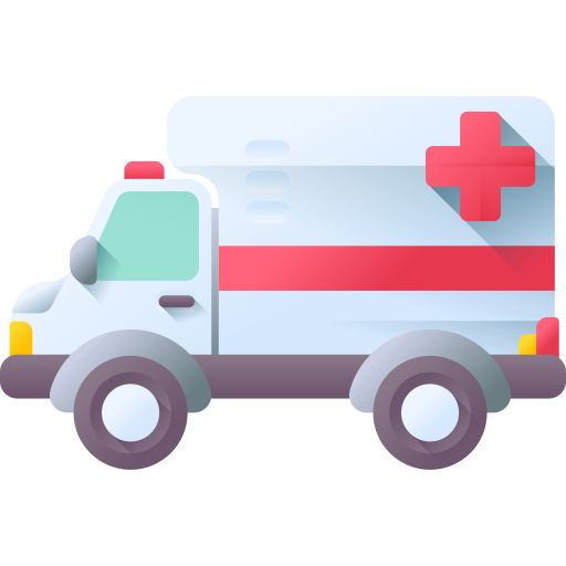 救急車 3D Color icon