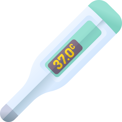 Thermometer 3D Color icon