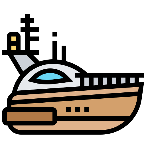 Yacht Meticulous Lineal Color icon