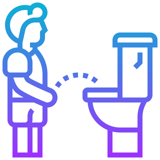 トイレ Meticulous Gradient icon