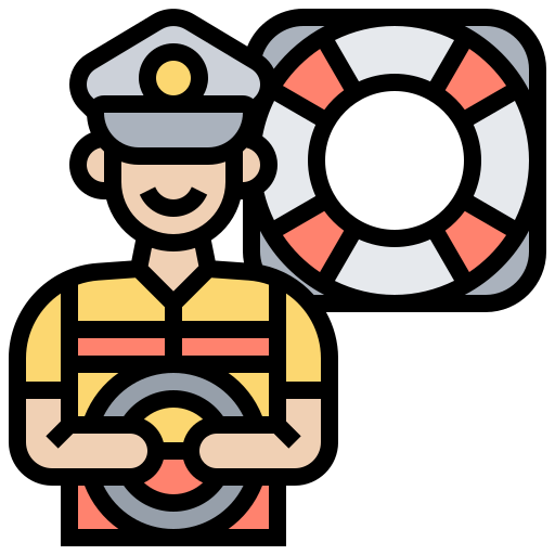 Coast guard Meticulous Lineal Color icon
