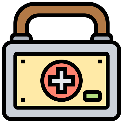 First aid kit Meticulous Lineal Color icon