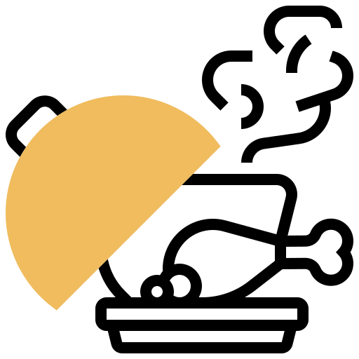 料理 Meticulous Yellow shadow icon