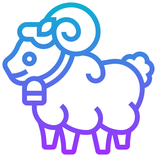 mouton Meticulous Gradient Icône