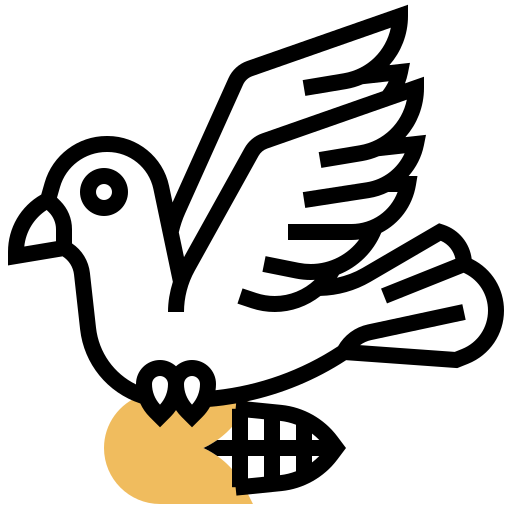 krähe Meticulous Yellow shadow icon