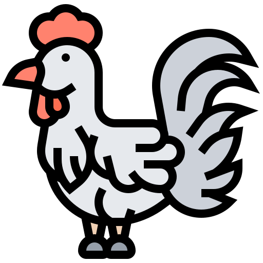 pollo Meticulous Lineal Color icono