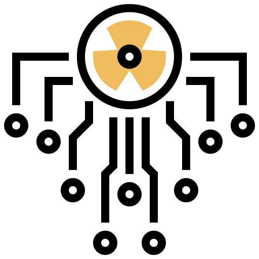Radiation Meticulous Yellow shadow icon