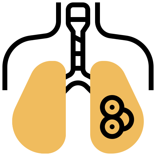 cancro ai polmoni Meticulous Yellow shadow icona