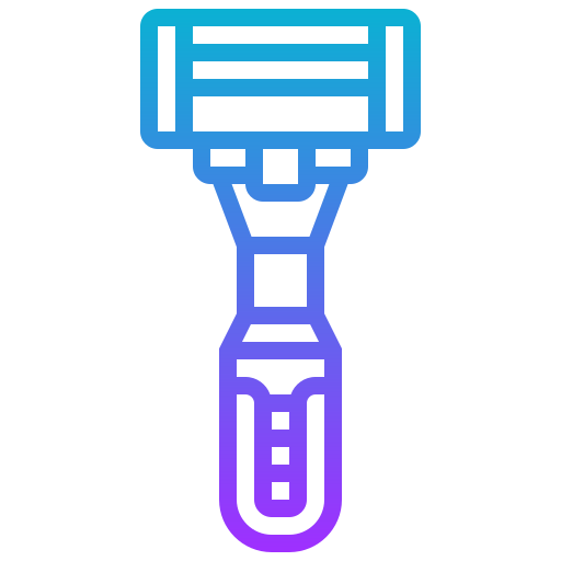 maquinilla de afeitar Meticulous Gradient icono