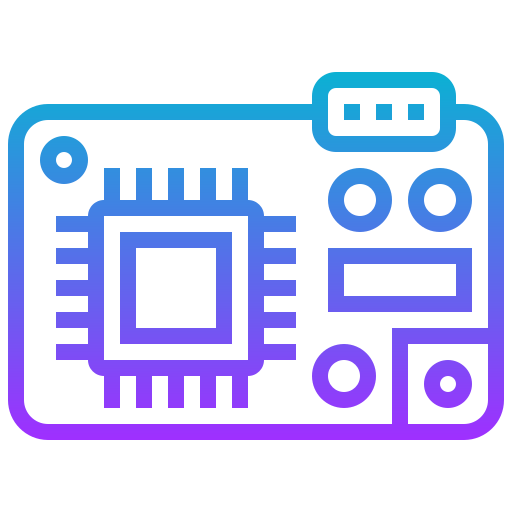 mikrocontroller Meticulous Gradient icon
