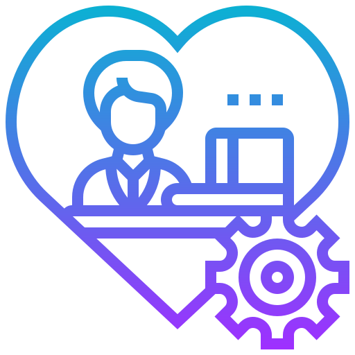 soddisfazione del cliente Meticulous Gradient icona