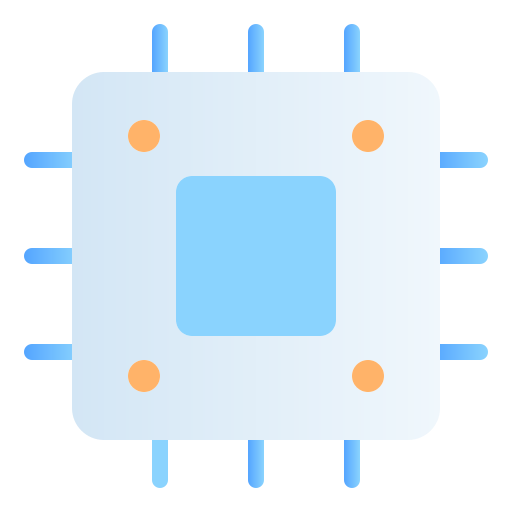 chip Generic Flat Gradient icono