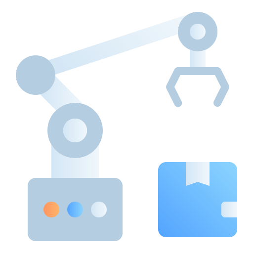 Robotic arm Generic Flat Gradient icon