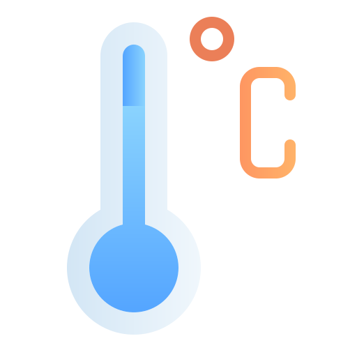 termometro Generic Flat Gradient icona
