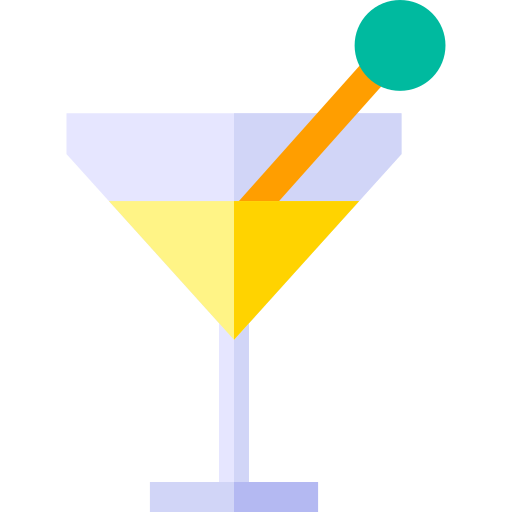 martini Basic Straight Flat Icône