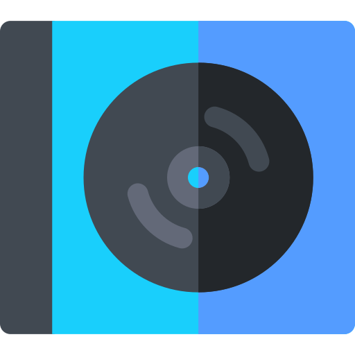 cd Basic Rounded Flat icon