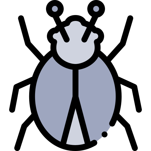 Beetle Detailed Rounded Lineal color icon