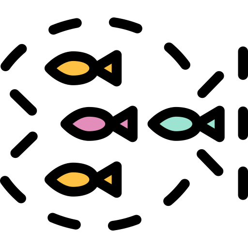 チームワーク Detailed Rounded Lineal color icon