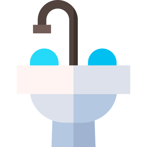 Sink Basic Straight Flat icon