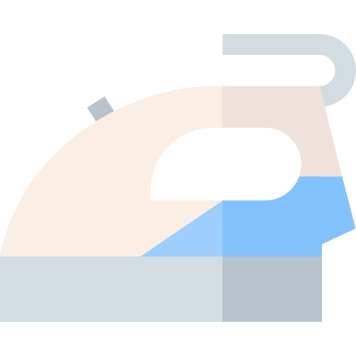 elektrisches bügeleisen Basic Straight Flat icon