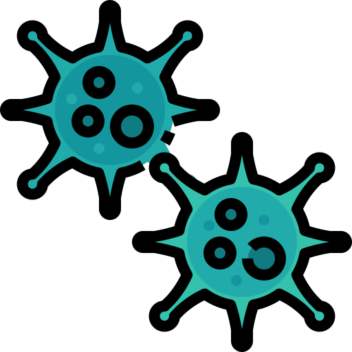 ウイルス Justicon Lineal Color icon