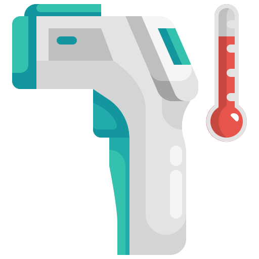 Thermometer Justicon Flat icon