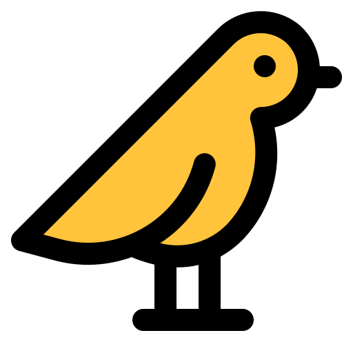 pájaro Generic Outline Color icono