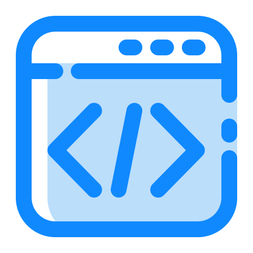 Web development Generic Blue icon