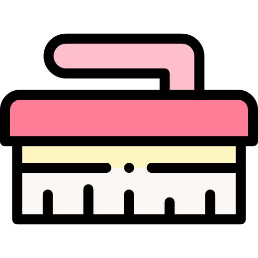 クリーニングブラシ Detailed Rounded Lineal color icon