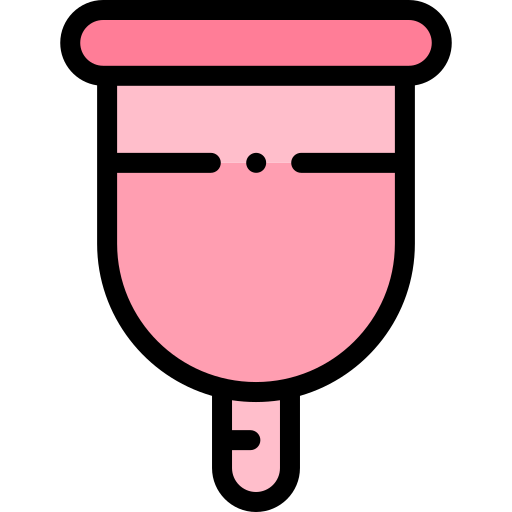 Menstrual cup Detailed Rounded Lineal color icon