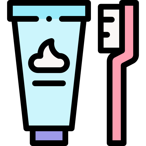 higiena zębów Detailed Rounded Lineal color ikona
