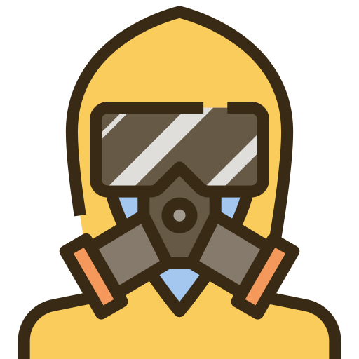 Protection mask Generic Outline Color icon