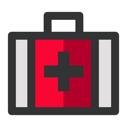 Doctor briefcase Generic Outline Color icon