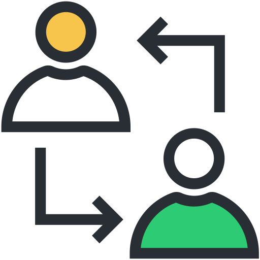 Transfer Generic Outline Color icon