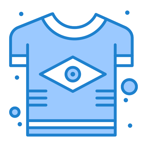 T shirt Generic Blue icon