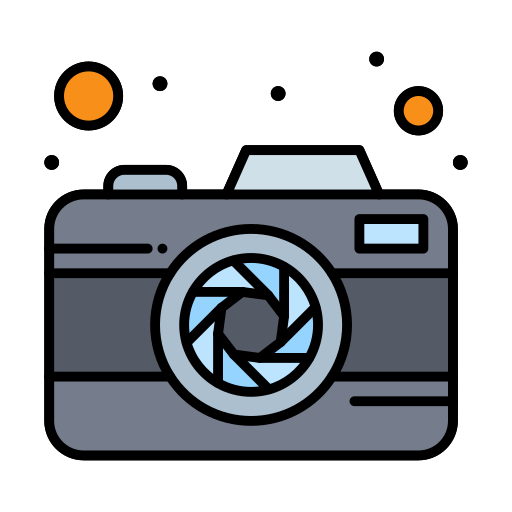 카메라 Flatart Icons Lineal Color icon