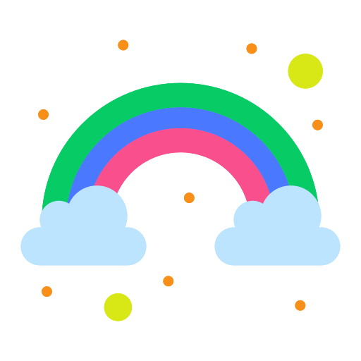 Rainbow Flatart Icons Flat icon