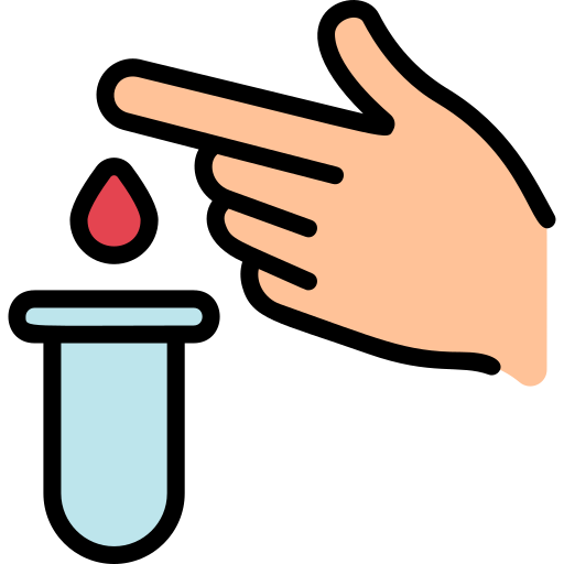 prueba de sangre Generic Outline Color icono