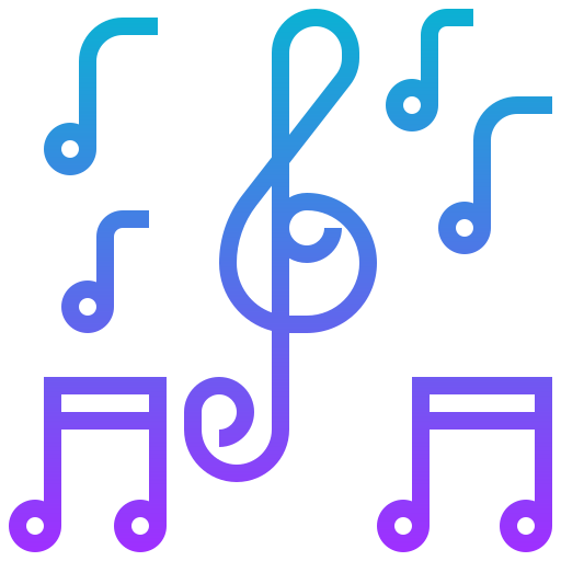 音楽 Meticulous Gradient icon
