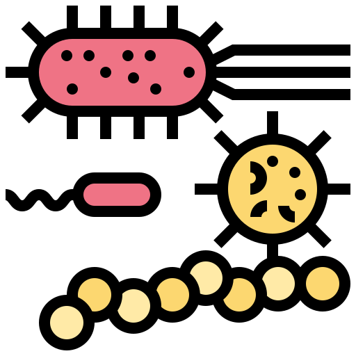 bacteriën Meticulous Lineal Color icoon