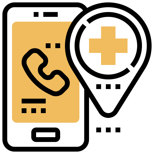 Emergency call Meticulous Yellow shadow icon