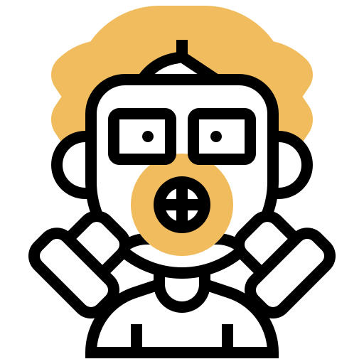 ガスマスク Meticulous Yellow shadow icon