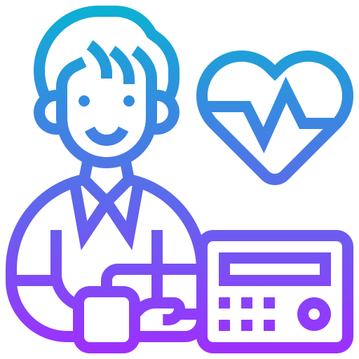 Blood pressure gauge Meticulous Gradient icon