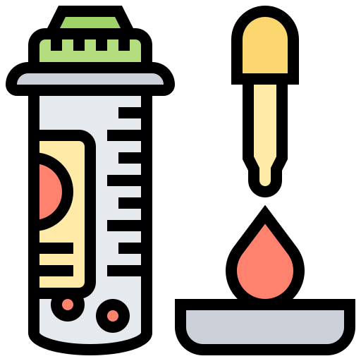 Blood test Meticulous Lineal Color icon