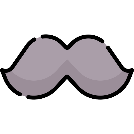 Moustache Special Lineal color icon