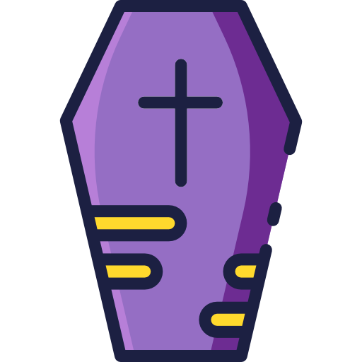 Coffin Special Lineal color icon