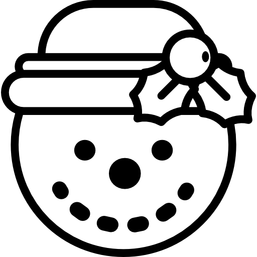 Snowman Special Lineal icon